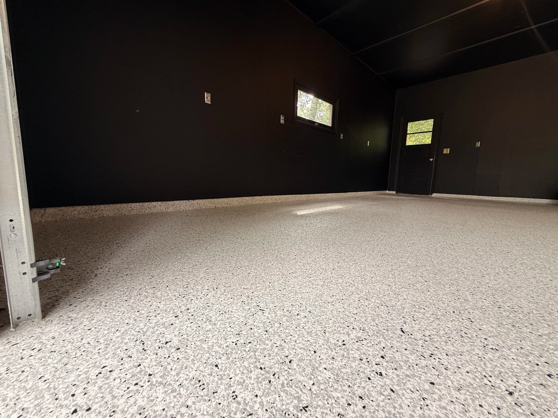 Gallery photos for New Home Garage Makeover with Epoxy Flooring and Bold Wall Paint: Image #4