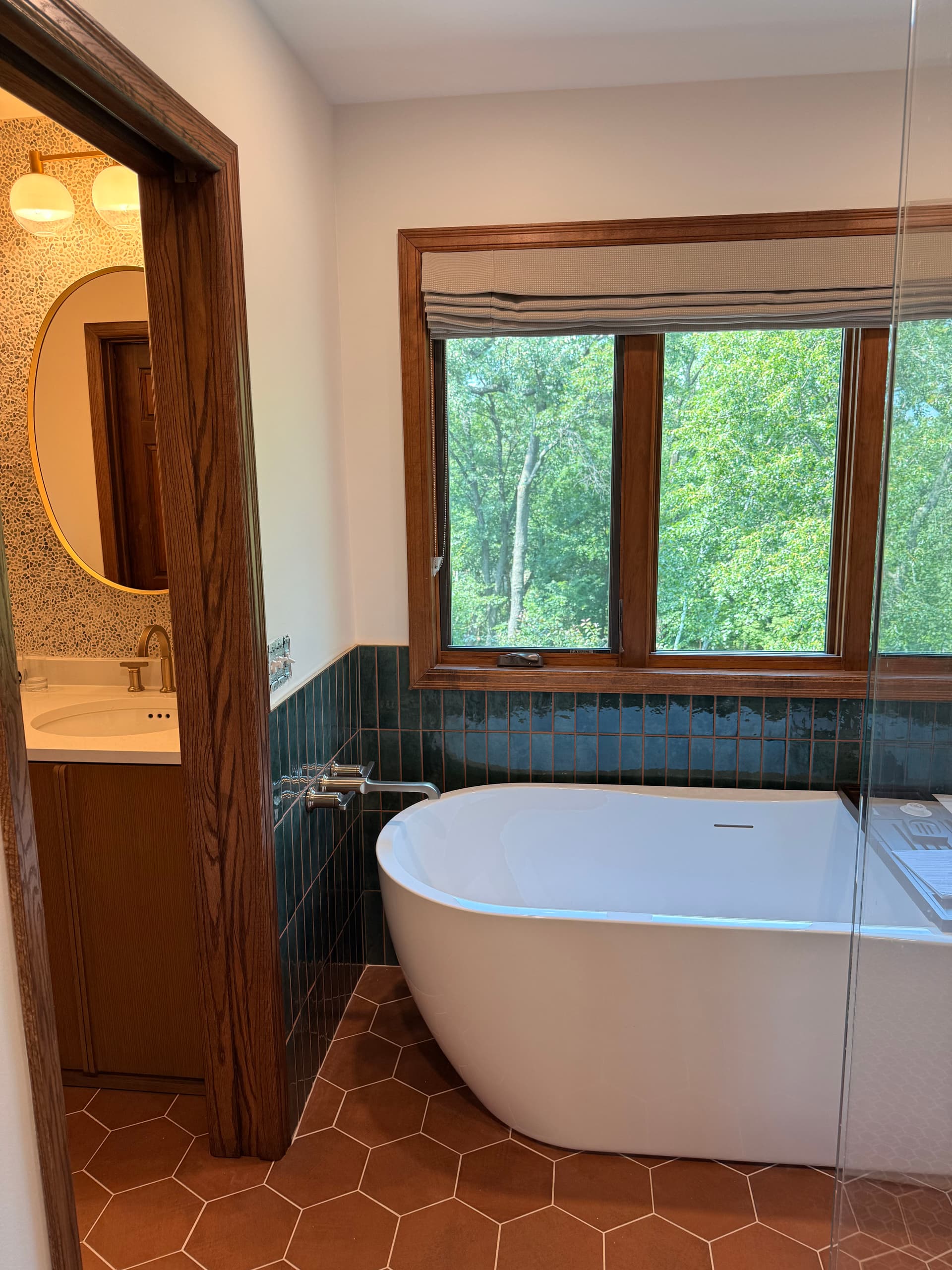 Gallery photos for Custom Bathroom Remodel Paint and Stain Finish Done Right: Image #1