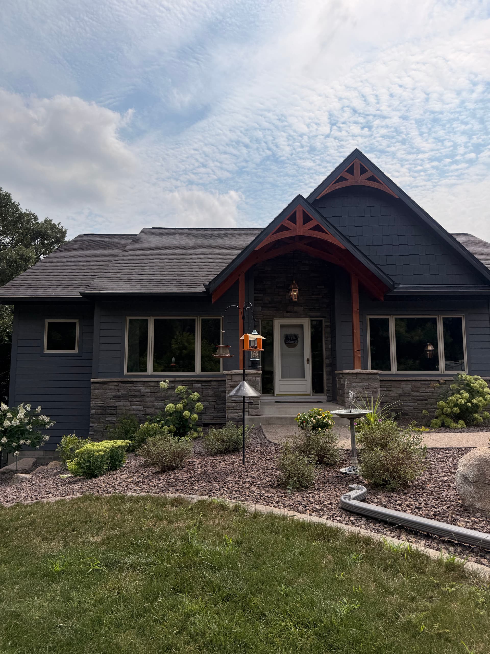 Gallery photos for Painting Soffits, Fascia, and Windows to Match New Exterior: Image #1